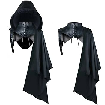 Amazon.co.jp: [AiO JAPAN] コスプレ 盗賊 ケープ 中世 マント